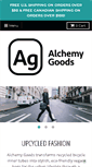 Mobile Screenshot of alchemygoods.com